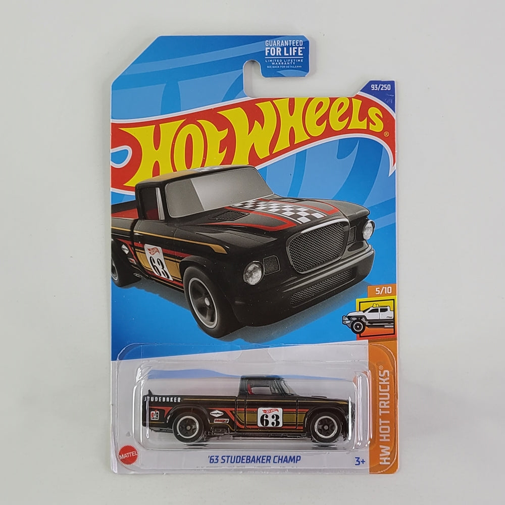 Hot Wheels - '63 Studebaker Champ (Glossy Black)