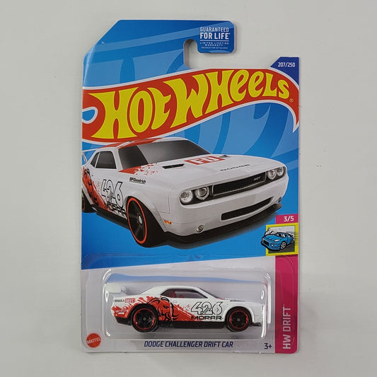 Hot Wheels - Dodge Challenger Drift Car (White)