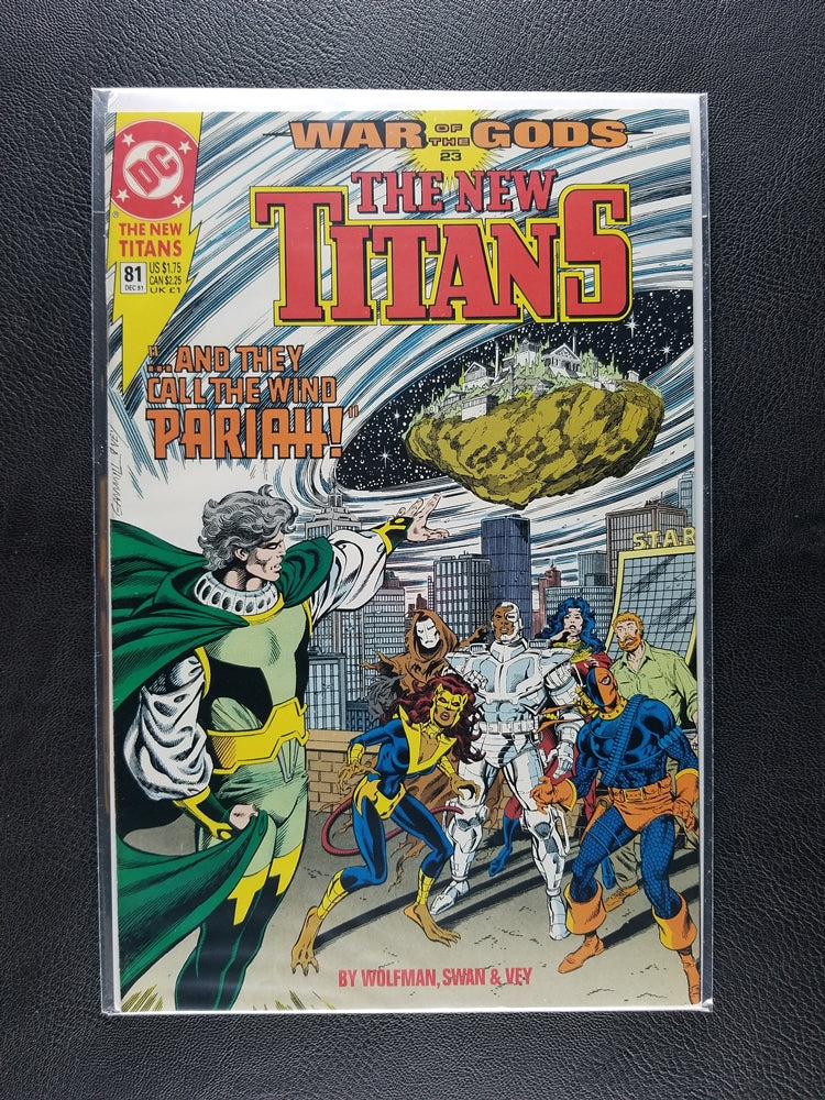 The New Teen Titans [2nd Series] New Titans #81 (DC, December 1991)