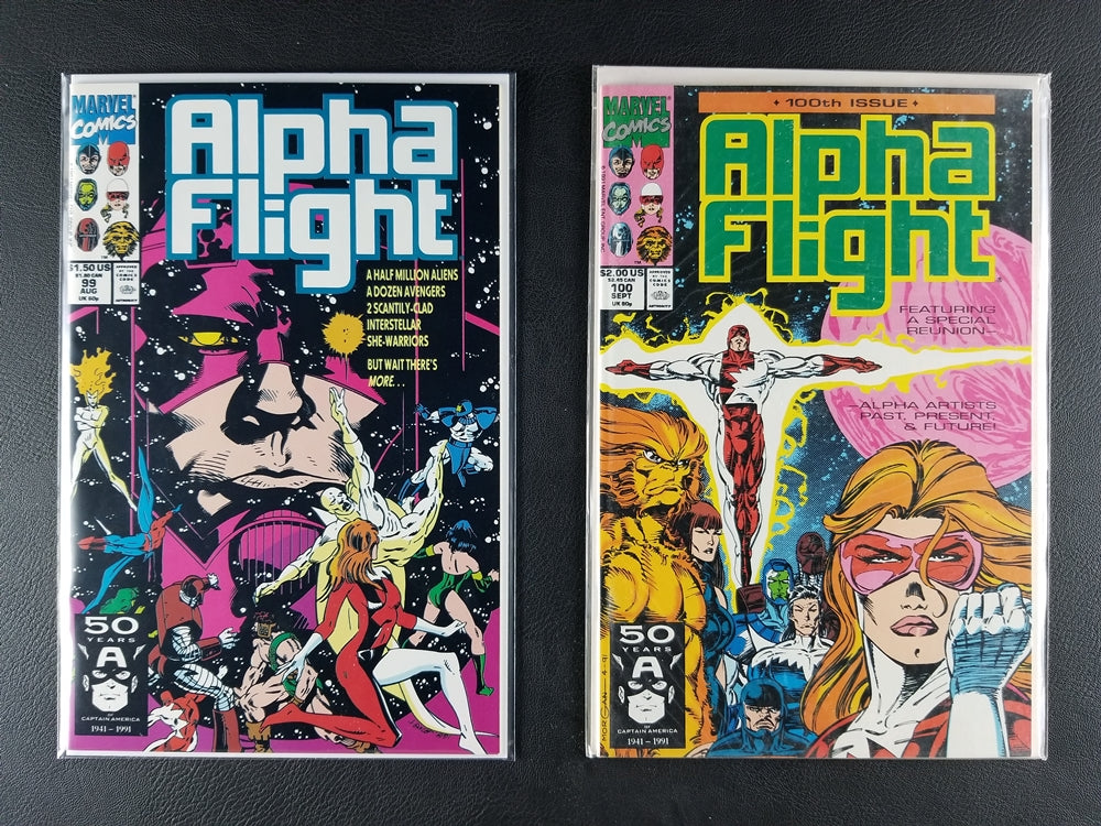 Alpha Flight [1st Series] #99-104 Set (Marvel, 1991-92)