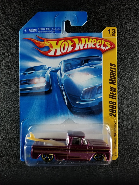 Hot Wheels - Custom '62 Chevy (Metalflake Dark Magenta) [13/40 - 2008 New Models]