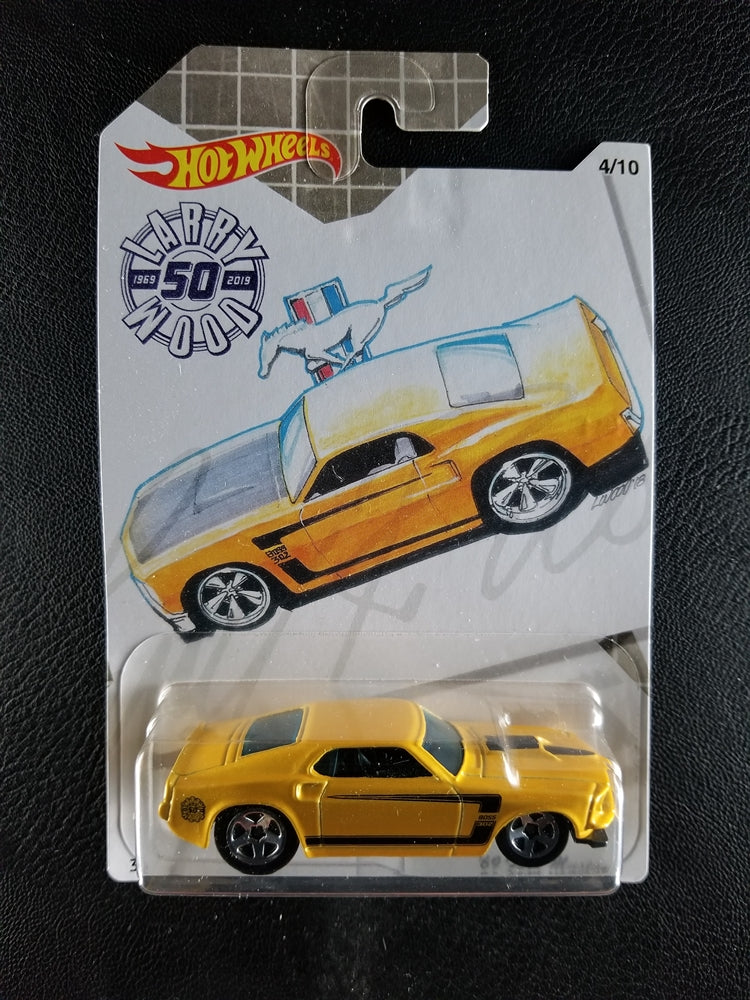 Hot Wheels - '69 Ford Mustang (Yellow) [4/10 - 2019 HW Larry Wood]