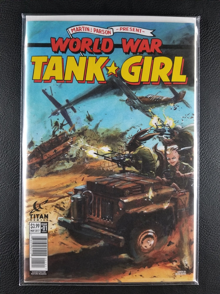 Tank Girl: World War Tank Girl #1B (Titan Comics, May 2017)