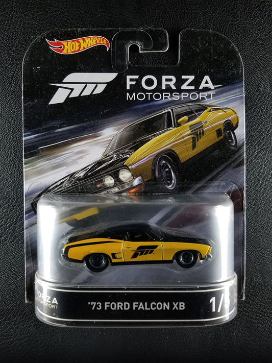 Hot Wheels - '73 Ford Falcon XB (Yellow & Black) [1/5 - 2016 HW Forza Motorsport]