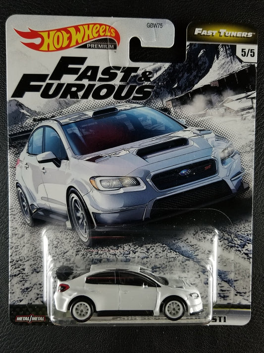 Hot Wheels Premium - 2016 Subaru WRX STI (White)