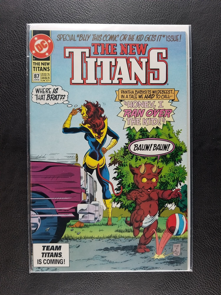 The New Teen Titans [2nd Series] New Titans #87 (DC, June 1992)