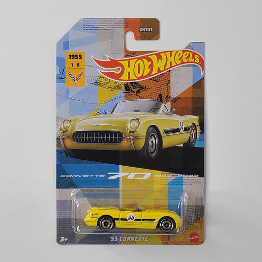 Hot Wheels - '55 Corvette (Yellow)