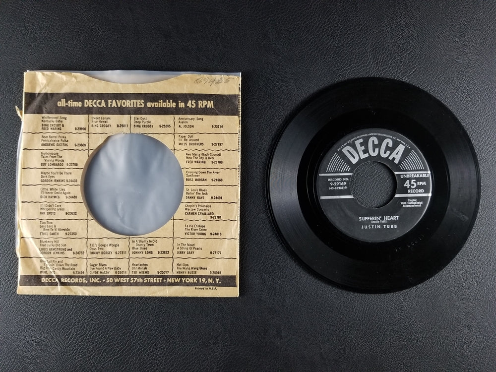 Justin Tubb - I'm Lookin' for a Date Tonight (7'' Single)
