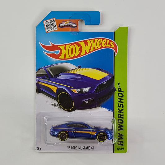 Hot Wheels - '15 Ford Mustang GT (Dark Blue)