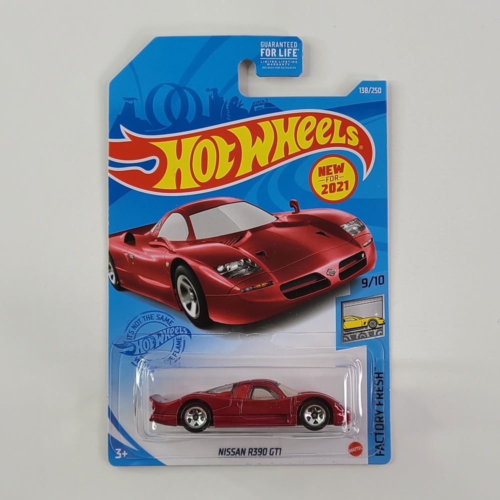 Hot Wheels - Nissan R390 GT1 (Metalflake Red)