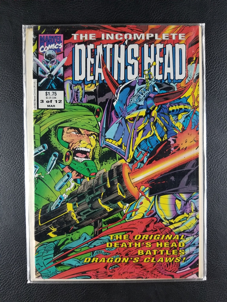 The Incomplete Death's Head #3 (Marvel, March 1993)