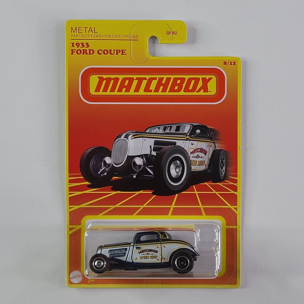 Matchbox - 1933 Ford Coupe (Metalflake Dark Blue) [Target Exclusive]