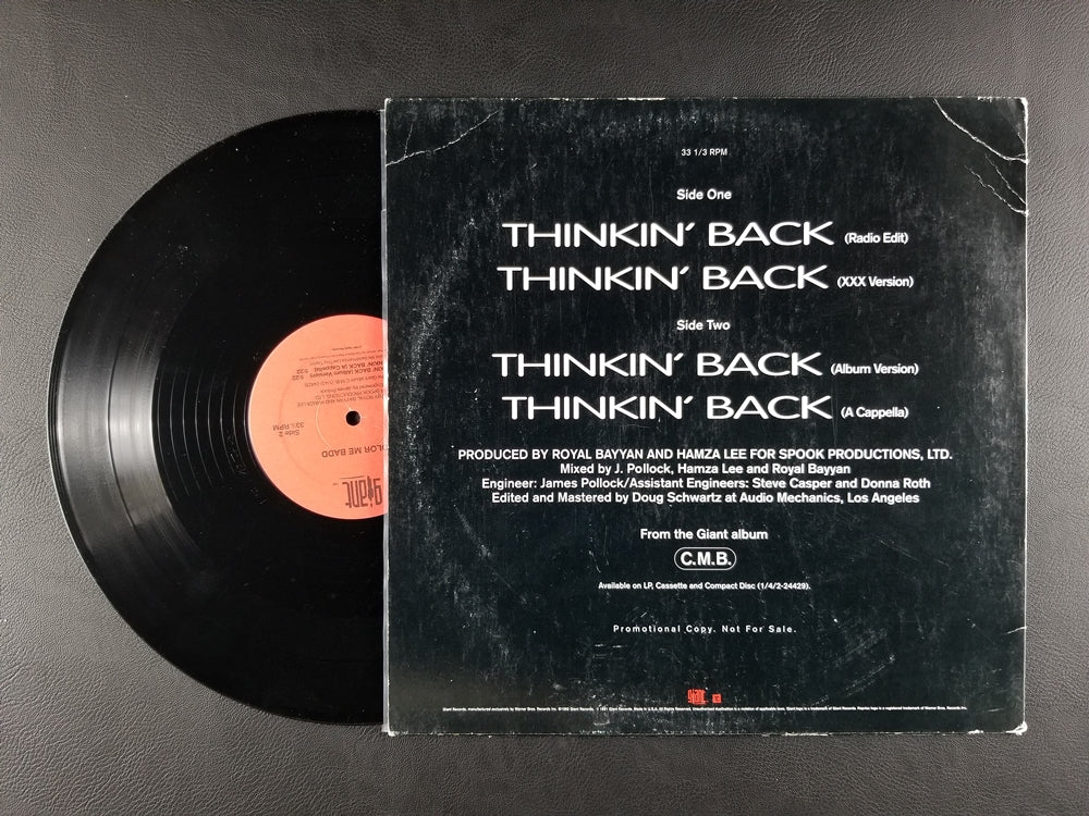 Color Me Badd - Thinkin' Back (1992, 12'' Single) [Promo]