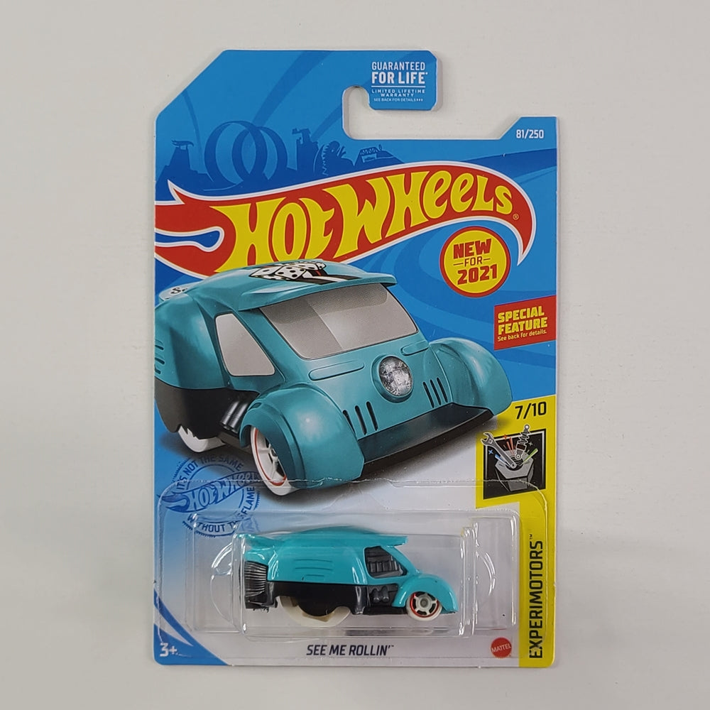 Hot Wheels - See Me Rollin' (Cyan) – Throwback Collectibles