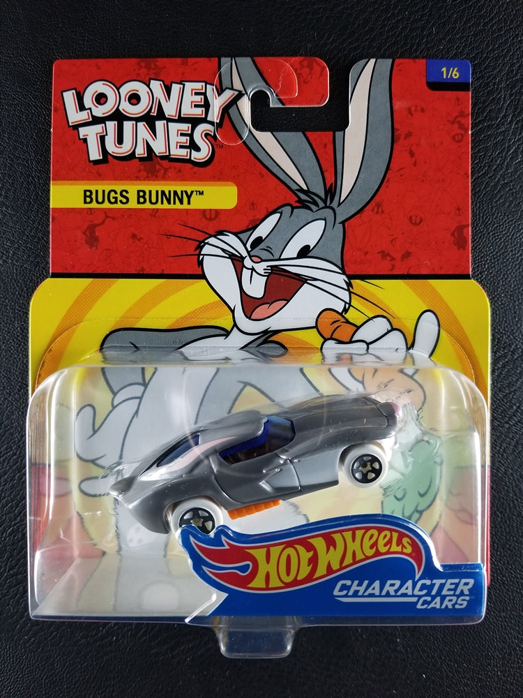 Hot Wheels Character Cars Bugs Bunny Gray 1 6 Looney Tunes Throwback Collectibles