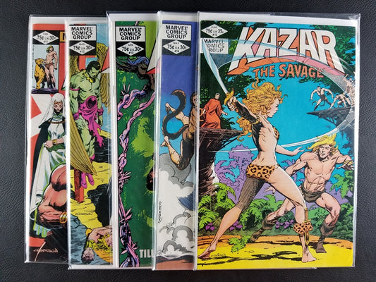 Ka-Zar the Savage #11-15 Set (Marvel, 1982)