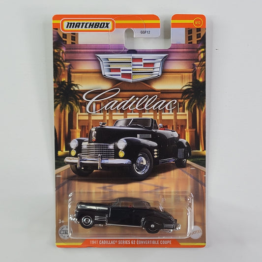 Matchbox - 1941 Cadillac Series 62 Convertible Coupe (Black) [Walmart Exclusive]