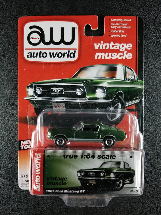 Auto World - 1967 Ford Mustang GT (Green)