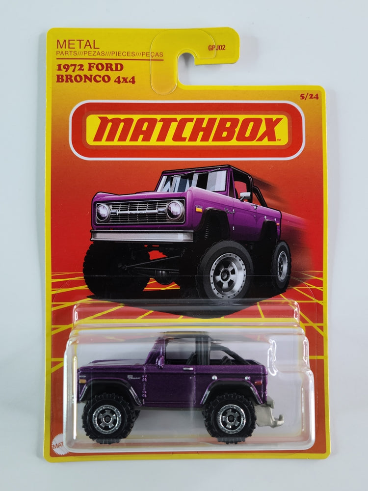 Matchbox - 1972 Ford Bronco 4x4 (Metalflake Purple) [Retro Series (2021) - 5/24] [Target Exclusive]