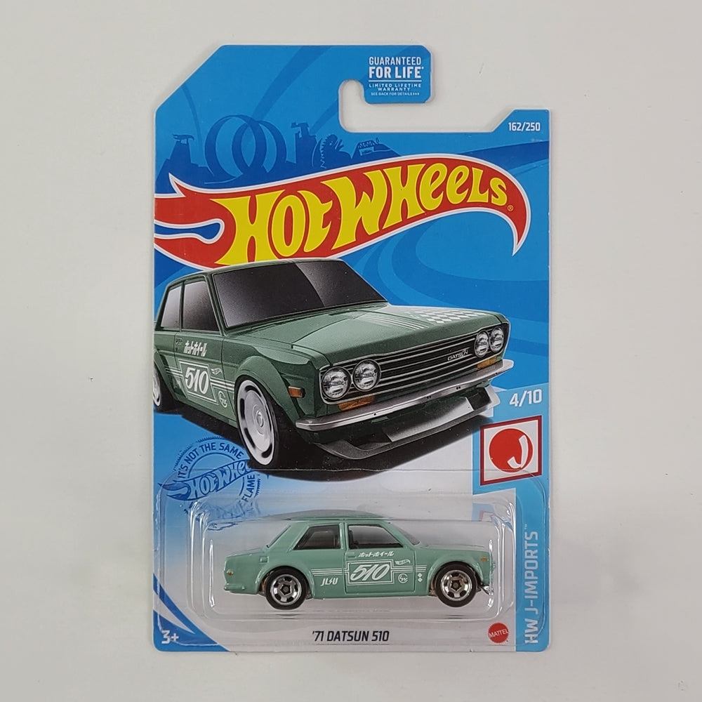 Hot Wheels - '71 Datsun 510 (Seafoam Green)