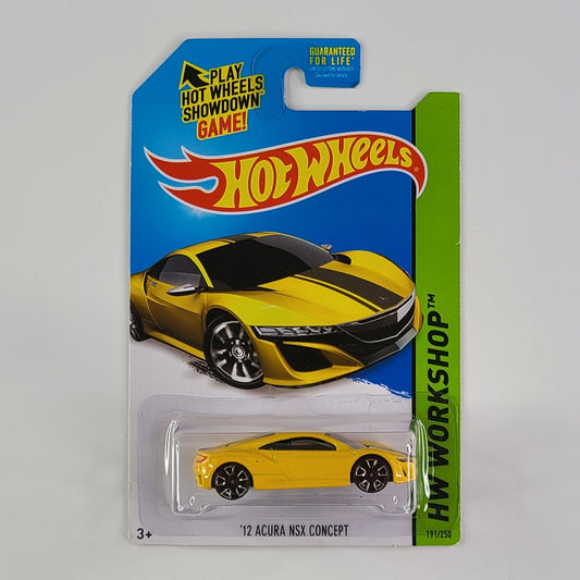 Hot Wheels - '12 Acura NSX Concept (Yellow)