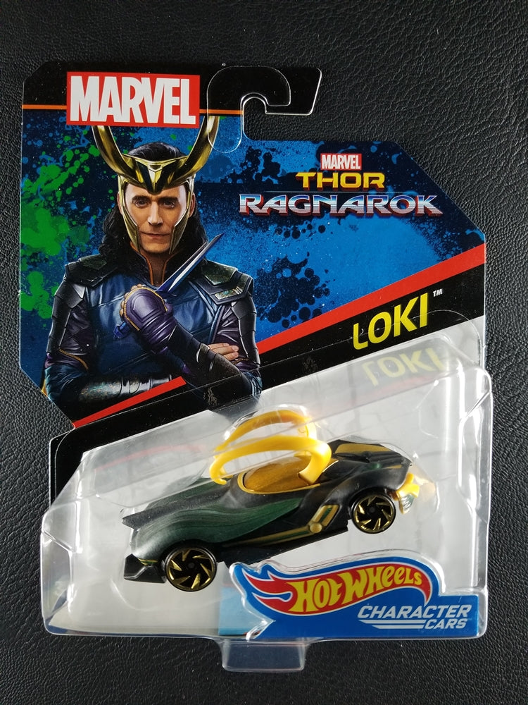 Hot Wheels Character Cars - Loki (Black) [Thor: Ragnarok]