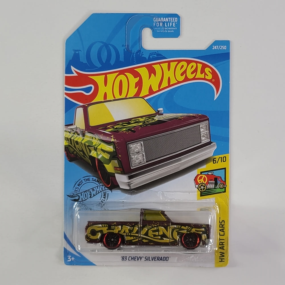 Hot Wheels - '83 Chevy Silverado (Metallic Burgundy)