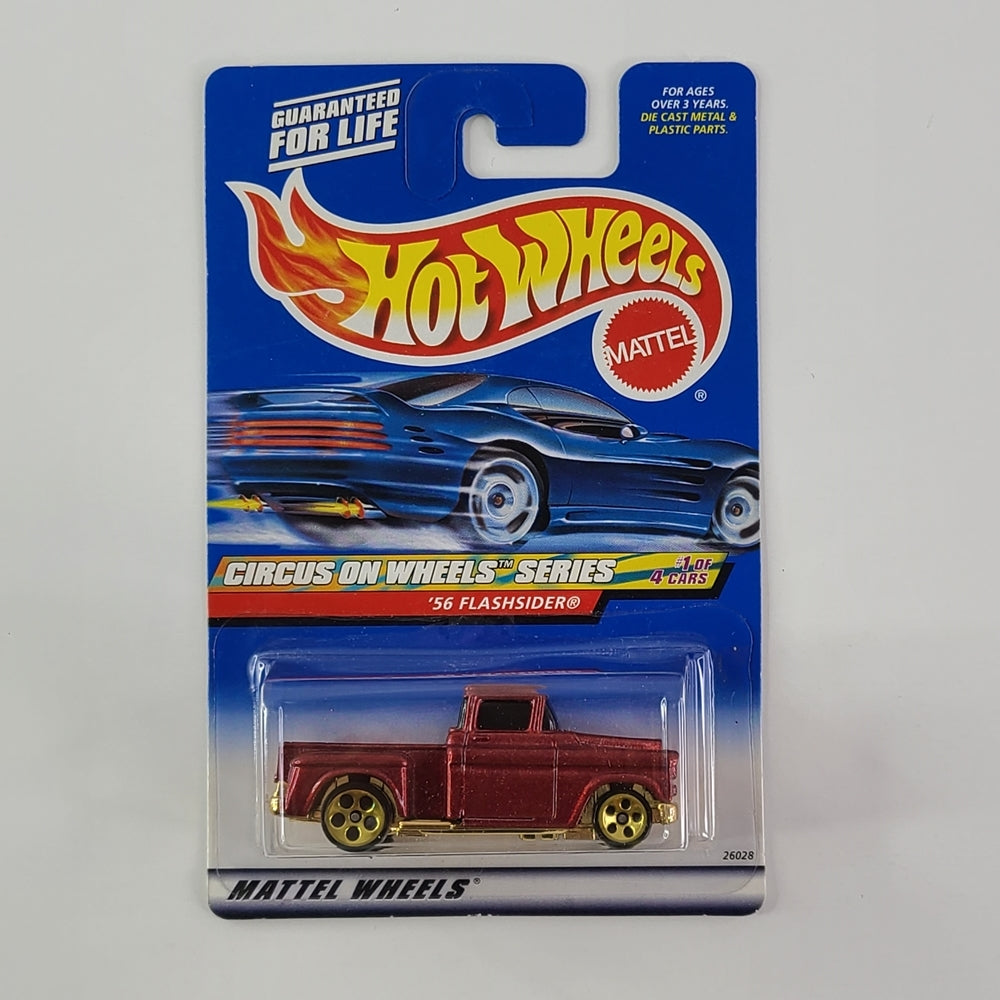 Hot Wheels - '56 Flashsider (Metalflake Dark Red)