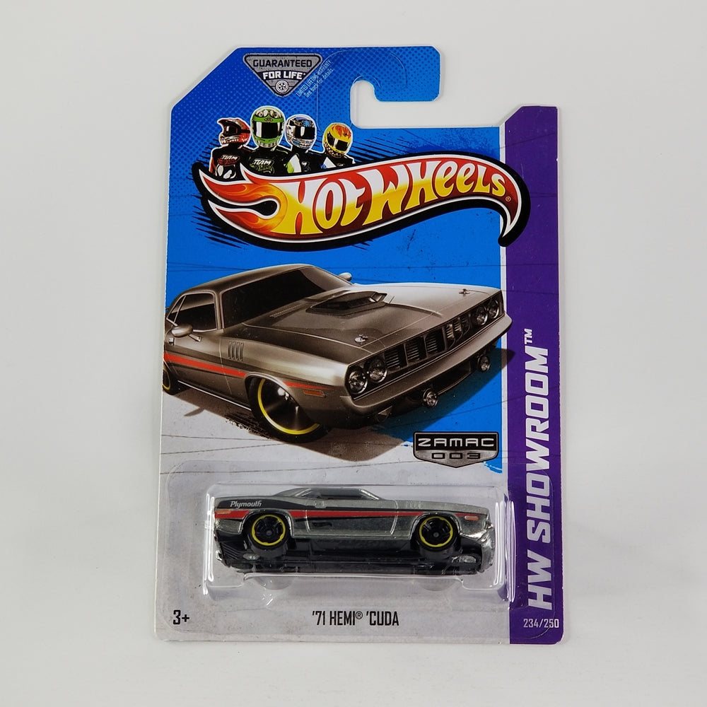 Hot Wheels - '71 Hemi Cuda (Unpainted) [Walmart Exclusive Zamac Edition]