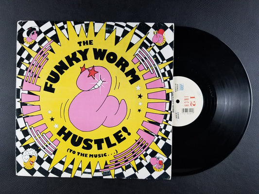 The Funky Worm - Hustle (To the Music...) (1988, 12'' Single)