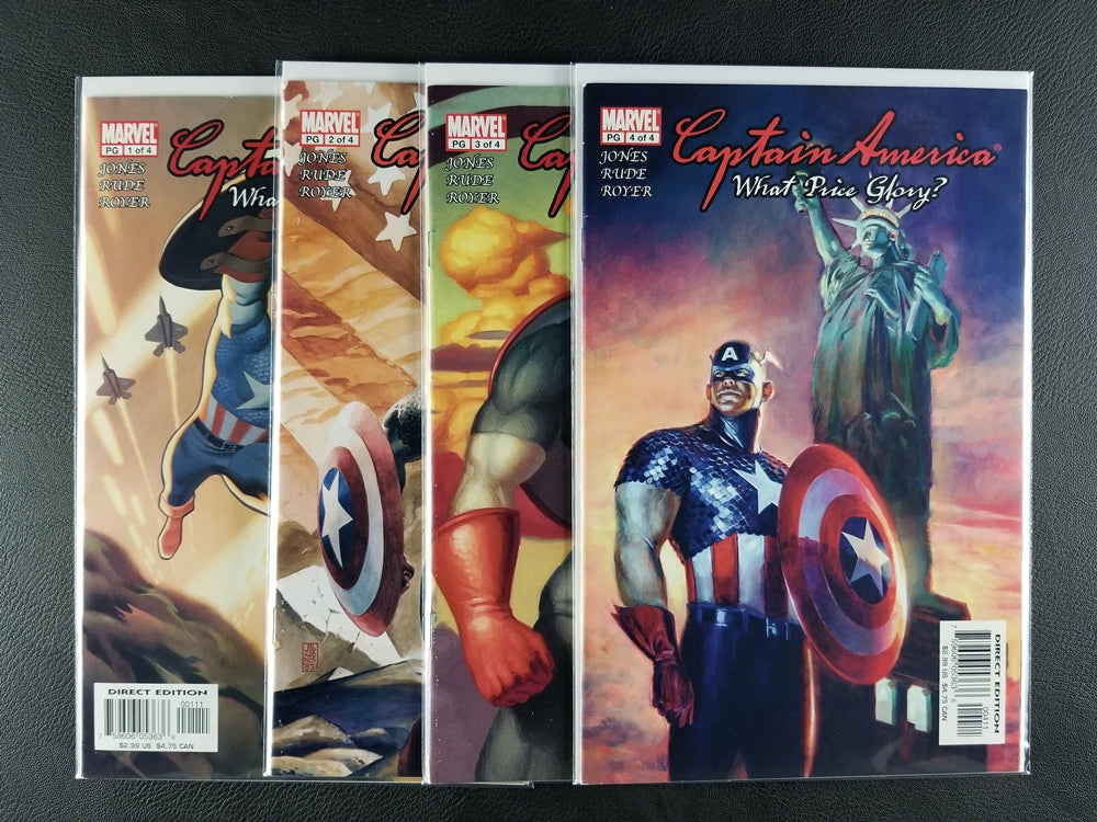 Captain America: What Price Glory? #1-4 Set (Marvel, 2003)