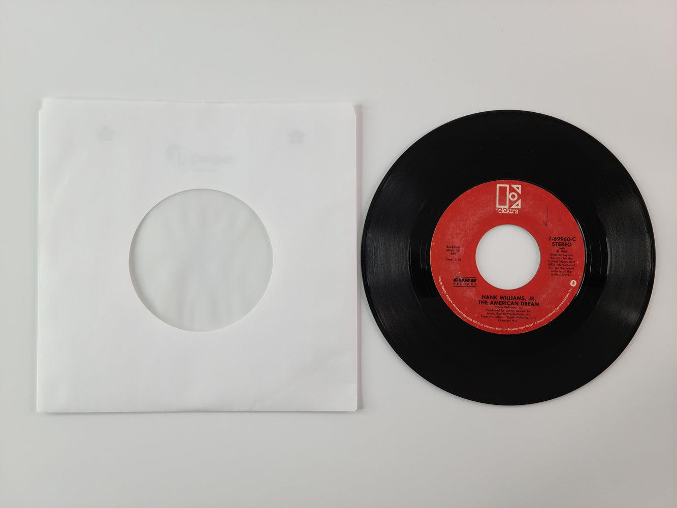 Hank Williams, Jr. - The American Dream (1982, 7'' Single)