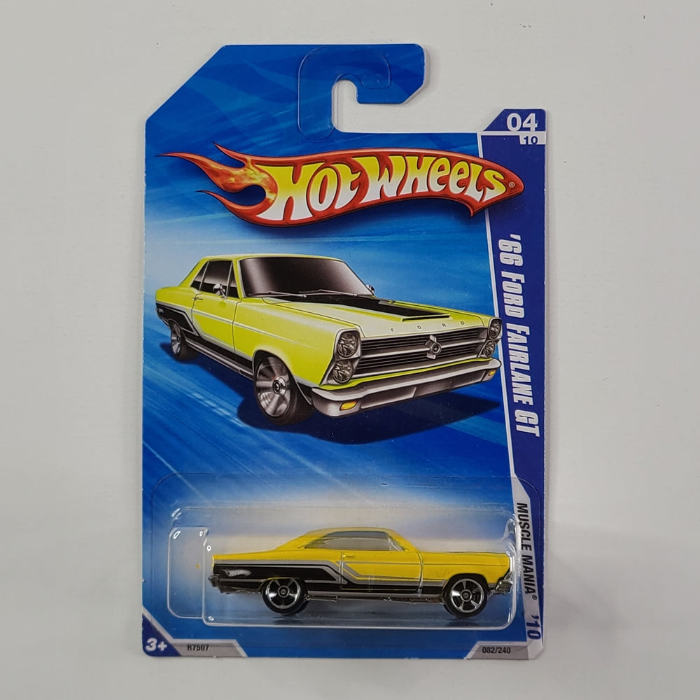 Hot Wheels - '66 Ford Fairlane GT (Pearl Yellow/Black)