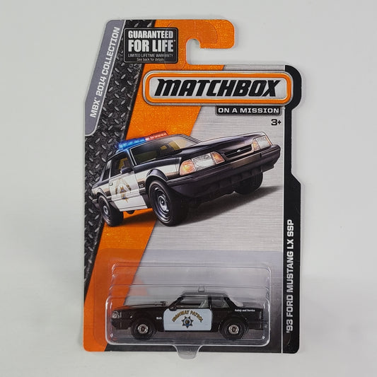 Matchbox - '93 Ford Mustang LX SSP (Black)