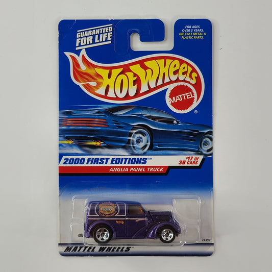 Hot Wheels - Anglia Panel Truck (Metalflake Purple) [2000 First Editions - 17/36]