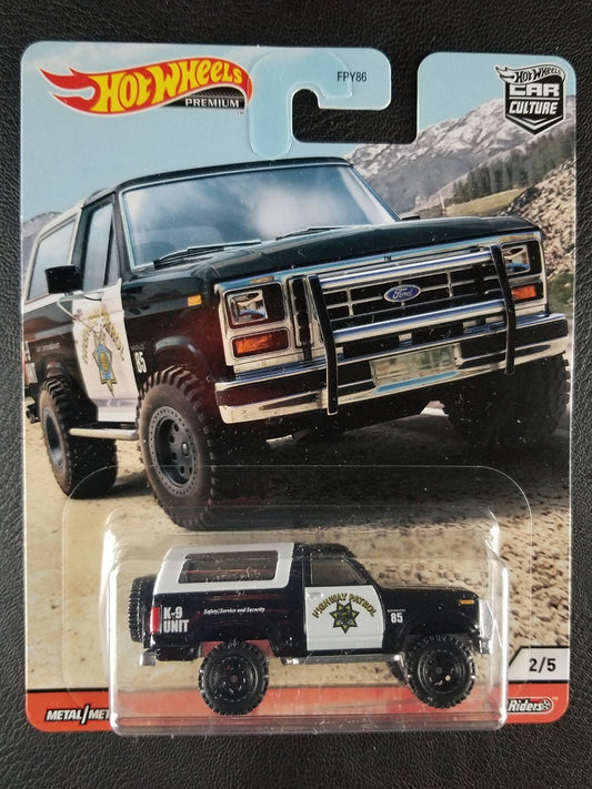 Hot Wheels Premium - '85 Ford Bronco (Black)