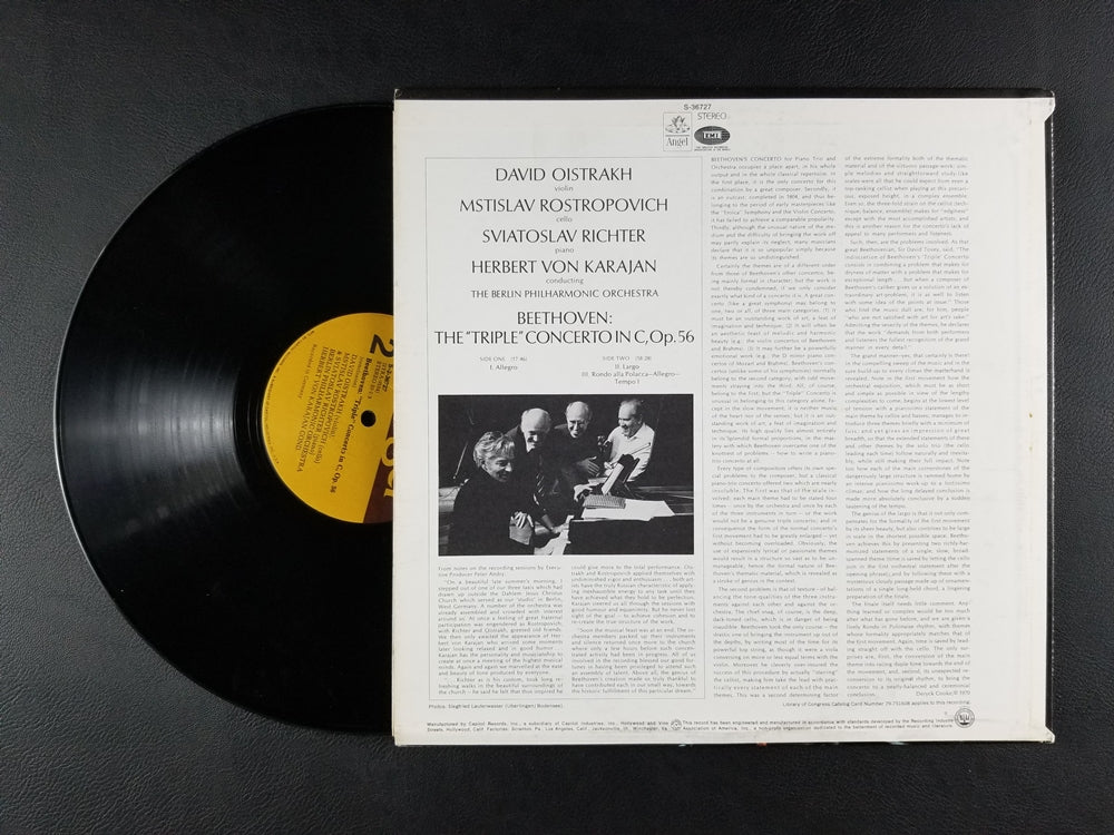 Herbert von Karajan - The "Triple" Concerto in C (1970, LP)