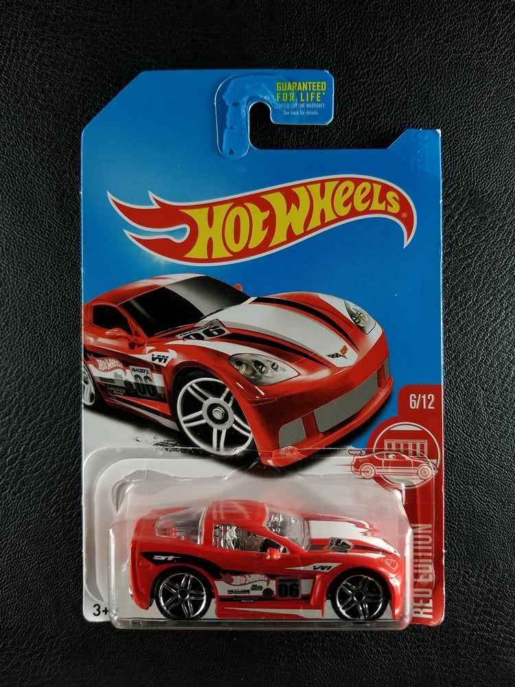 Hot Wheels - 2005 Corvette C6 (Red) [6/12 - 2017 Red Edition]