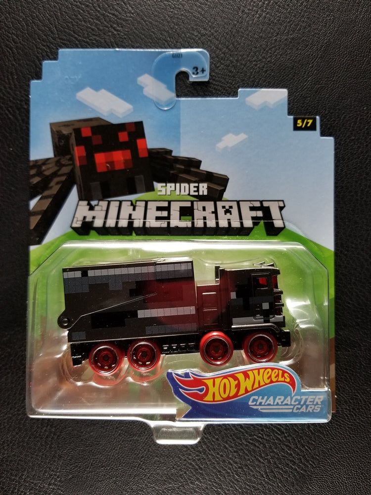 Hot Wheels - Spider (Grey) [5/7 - 2020 HW Minecraft Character Cars]