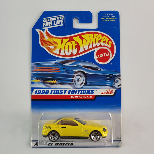 Hot Wheels - Mercedes SLK (Pearl Yellow) [1998 First Editions - 11/40]