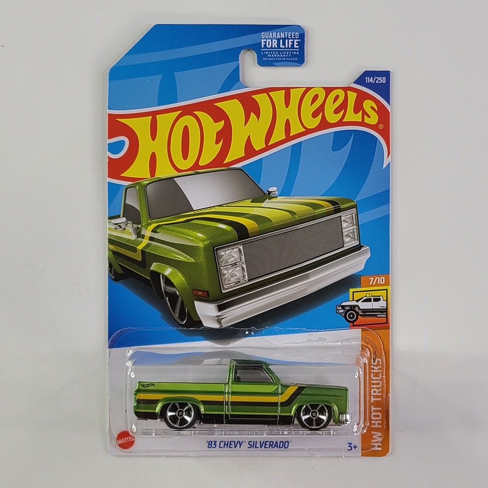 Hot Wheels - '83 Chevy Silverado (Metalflake Green)