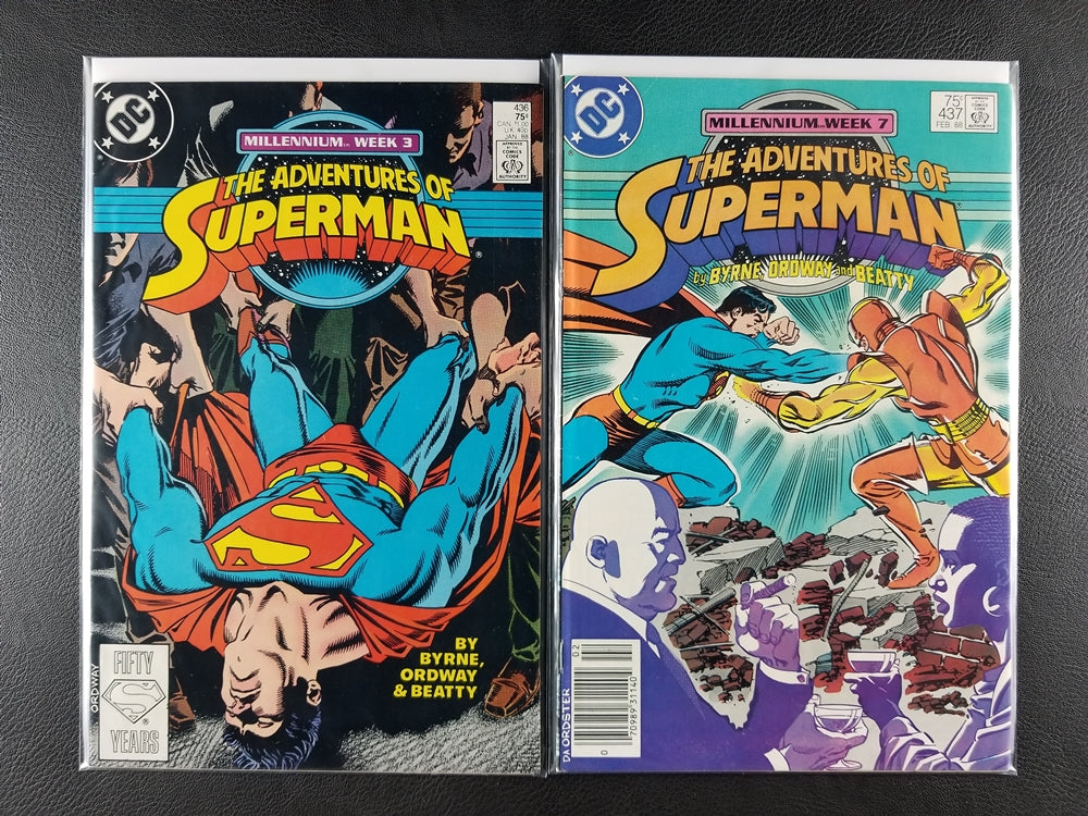 The Adventures of Superman #430-438 Set (DC, 1987-88)