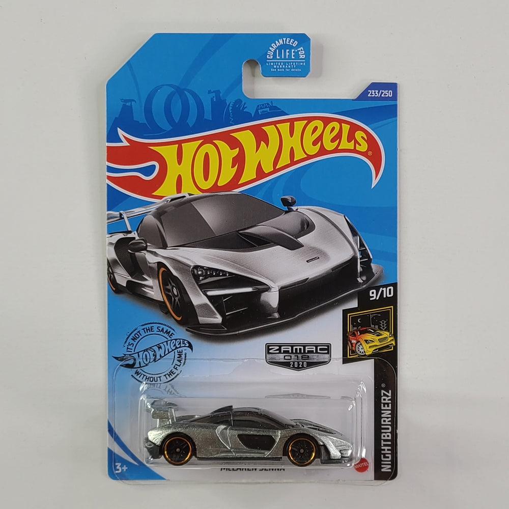 Hot Wheels - McLaren Senna (ZAMAC) [Walmart Exclusive Zamac Edition]