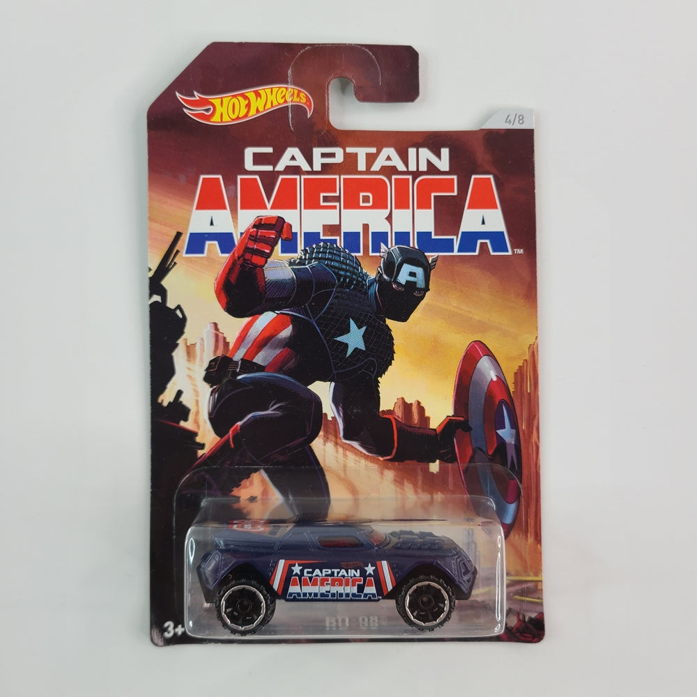 Hot Wheels - RD-08 (Dark Blue) [Captain America 75th Anniversary Series (2016) - 4/8] [Walmart Exclusive]