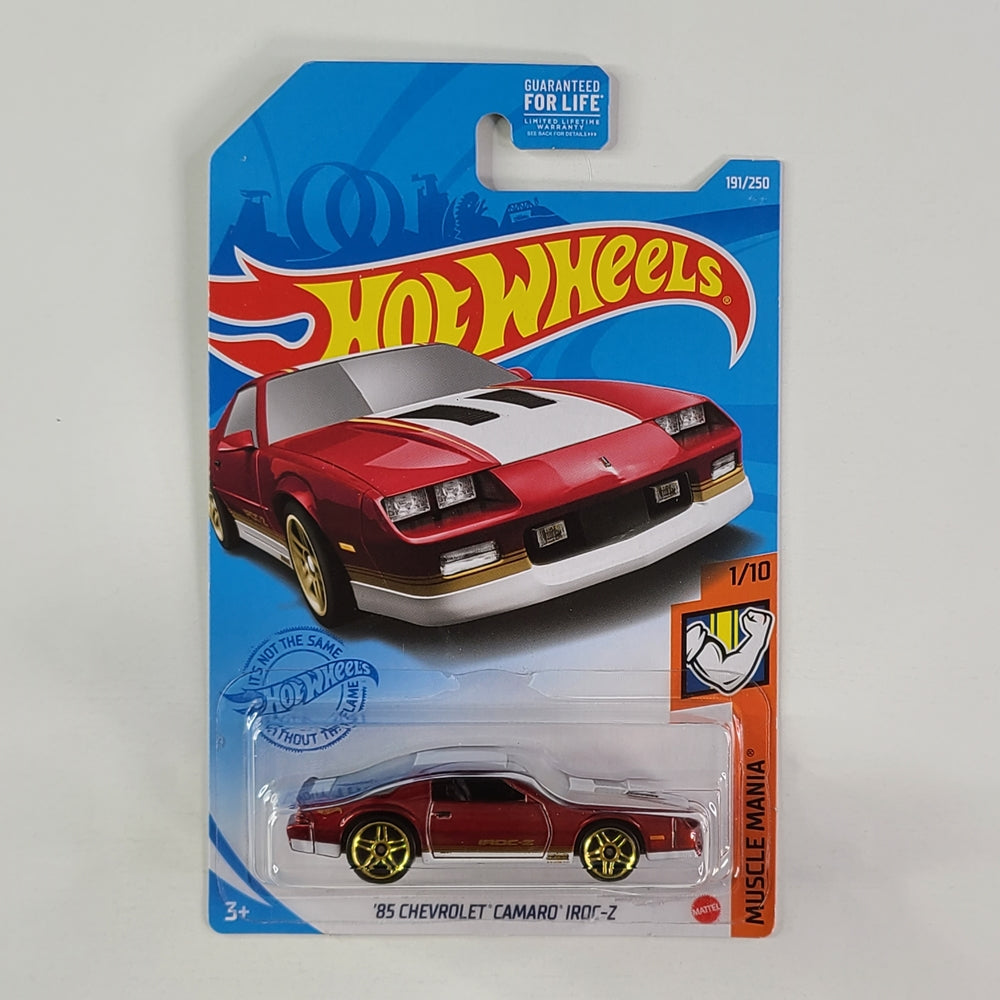 Hot Wheels - '85 Chevrolet Camaro IROC-Z (Metalflake Red)