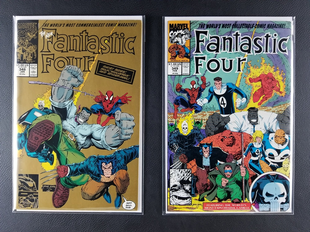 Fantastic Four [1st Series] #347-350 Set (Marvel, 1990-91)