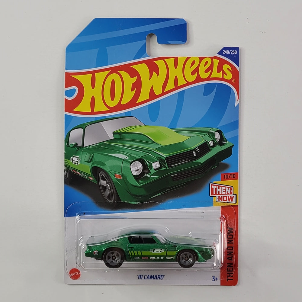 Hot Wheels - '81 Camaro (Green) [Card Variant]