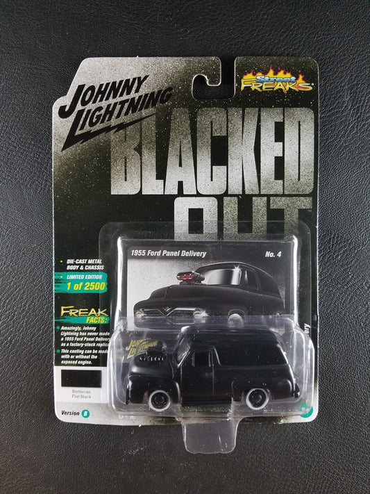 Johnny Lightning - 1955 Ford Panel Delivery (Rattlecan Flat Black) [4/6 - Street Freaks 2018 Release 1; Ltd., 1 of 2500]