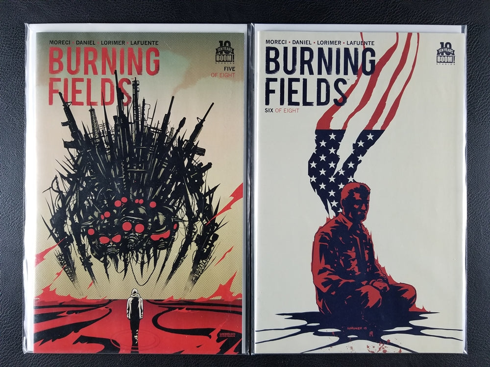 Burning Fields #1-8 Set (Boom Studios, 2015)