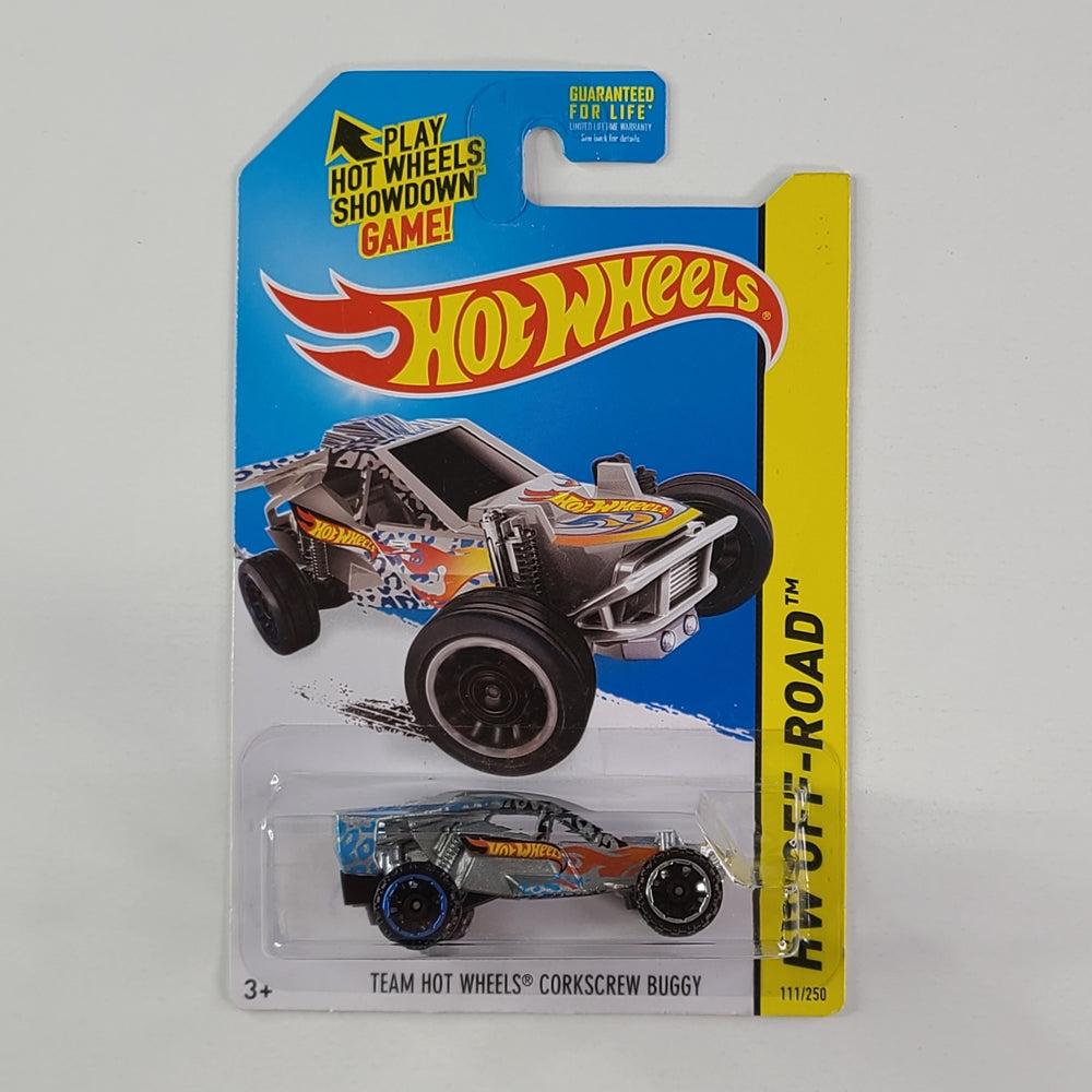 Hot Wheels - Team Hot Wheels Corkscrew Buggy (Metalflake Silver)